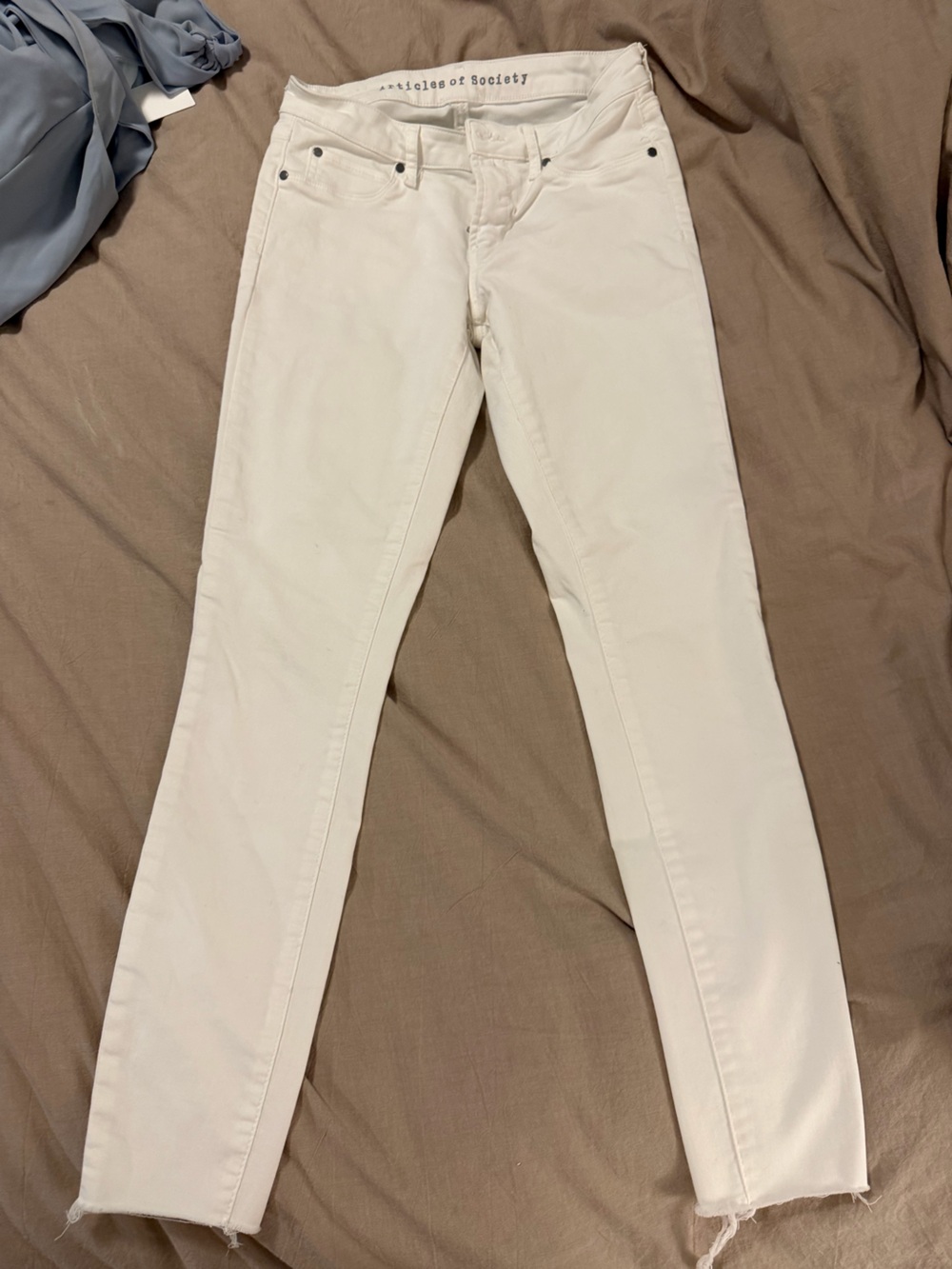 Articles Of Society Off-White Skinny Chino Pants